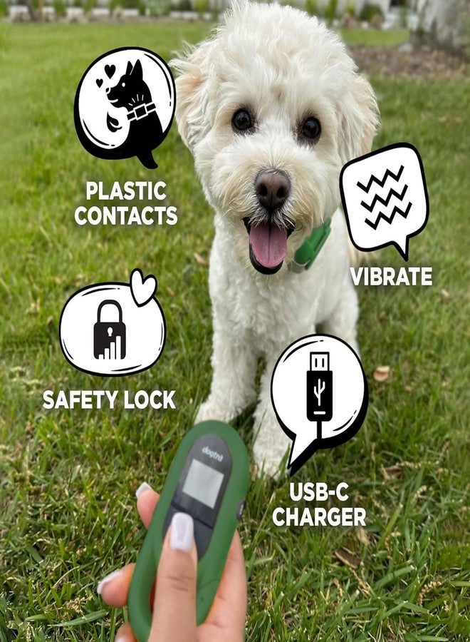 Dogtra CUE Green – E-Collar for Dogs Training Collar with Remote – Training Made Easy for Everyday Dog Owners – Gentle Vibration, Custom Boost, Waterproof, Rechargeable, 400-Yard Range System - Image 3